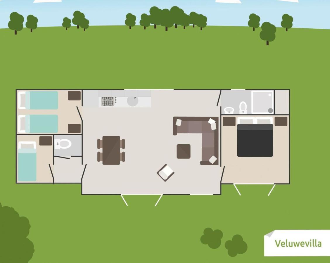 6-Persoons Veluwe Villa Voorthuizen Extérieur photo